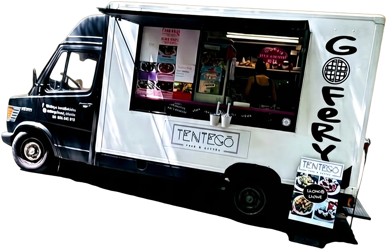 Logistyka rozstawienia food trucków, przyłącza prądu i ciągi piesze na festiwalu